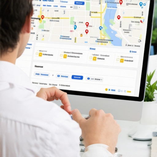 Google Maps Optimization Analysis SEO expert analyzing local map ranking data.