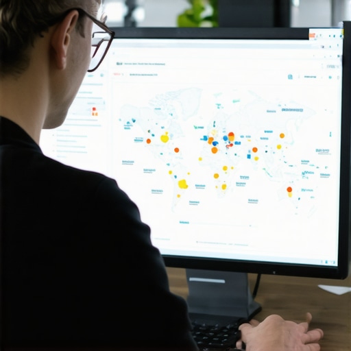 Expert analyzing local SEO data for Google Maps ranking improvement.