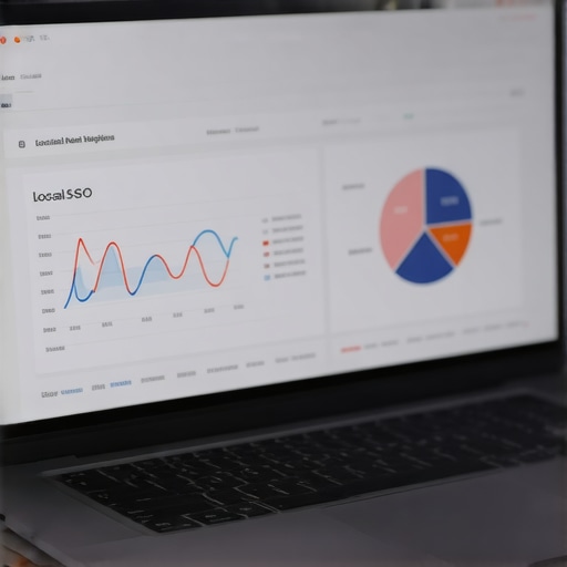 Screenshot of local SEO tools showing analytics and citation data.