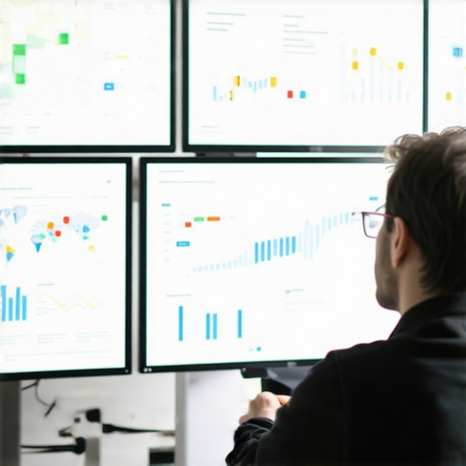 Expert analyzing local SEO and map ranking data