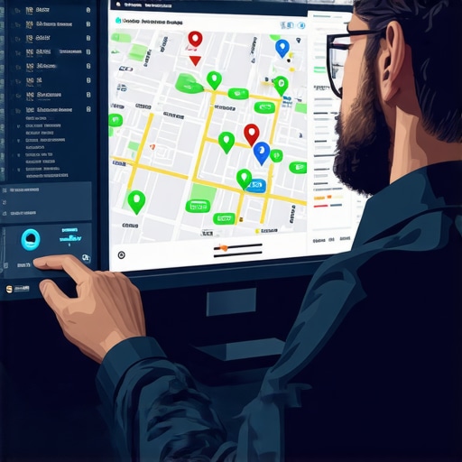 SEO professional reviewing complex Google Maps optimization strategies with AI integration.