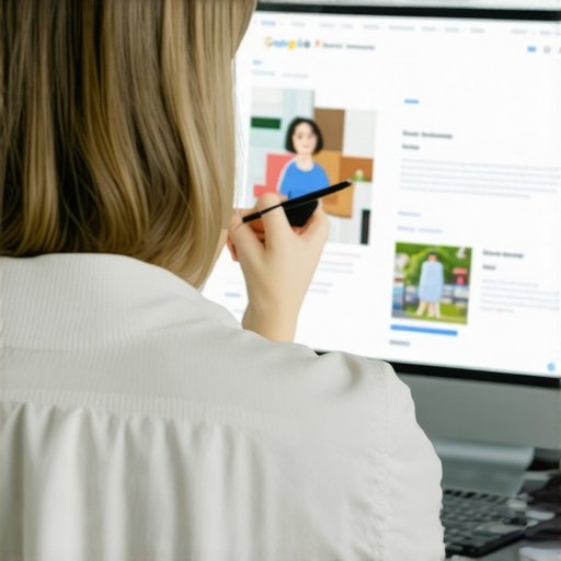 Editing Local Business Profile Person updating business description on Google Maps